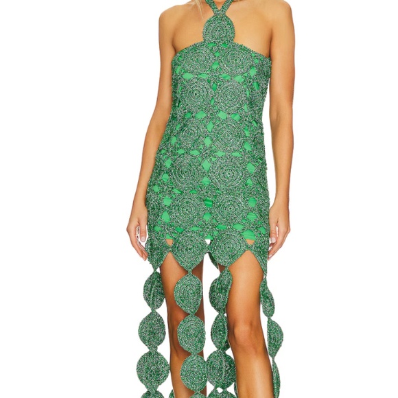 Simon Miller Green Dress - Picture 1 of 7